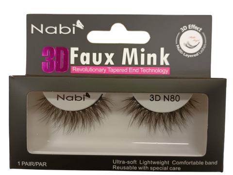 3D N80 - Nabi 3D Faux Mink Eyelash