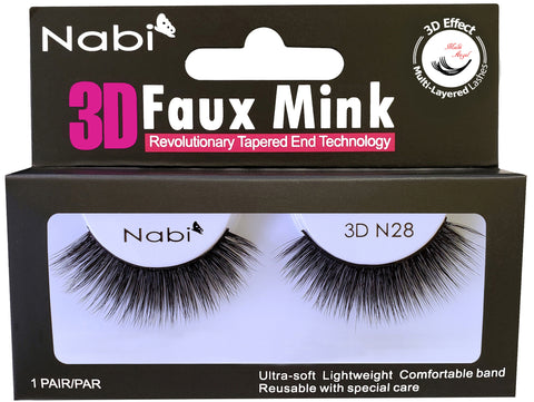 3D N28 - Nabi 3D Faux Mink Eyelash