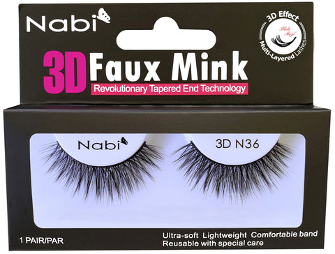 3D N36 - Nabi 3D Faux Mink Eyelash