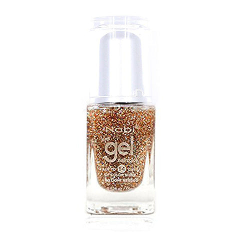 NG87 - New Gel Nail Polish Gold Round Glitter
