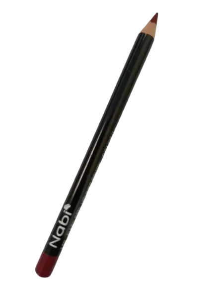 L59- 5 1/2" Short Lipliner Pencil Dark Red Glitter