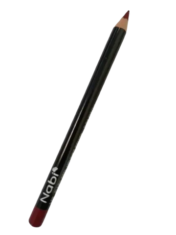 L59- 5 1/2" Short Lipliner Pencil Dark Red Glitter