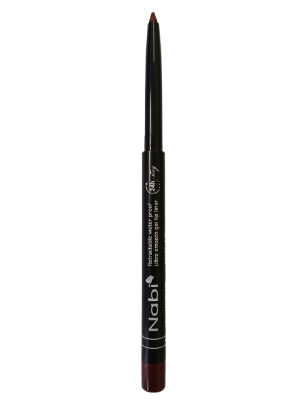 AGL04 MAHOGANY Up to 24H Waterproof Retractable Gel Lip Liner Pencil with Sharpener Matte Finish