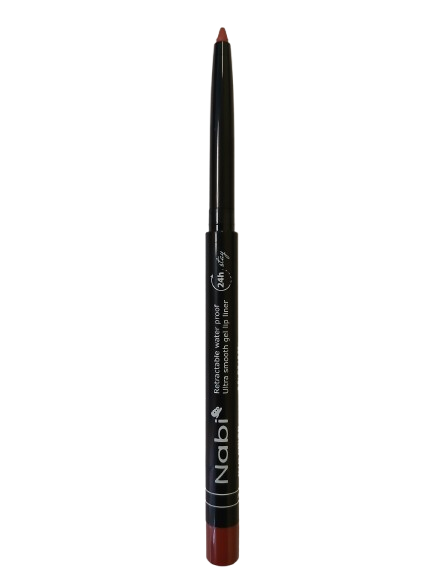 AGL05 NATURAL Up to 24H Waterproof Retractable Gel Lip Liner Pencil with Sharpener Matte Finish