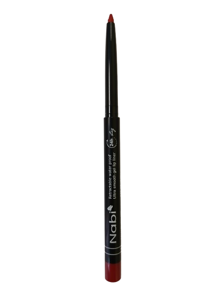 AGL07 PLUSH RED Up to 24H Waterproof Retractable Gel Lip Liner Pencil with Sharpener Matte Finish