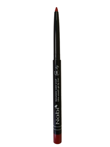 AGL07 PLUSH RED Up to 24H Waterproof Retractable Gel Lip Liner Pencil with Sharpener Matte Finish
