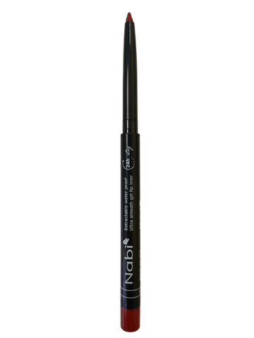 AGL09 HOT RED Up to 24H Waterproof Retractable Gel Lip Liner Pencil with Sharpener Matte Finish