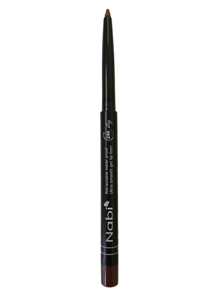 AGL12 MOCHA Up to 24H Waterproof Retractable Gel Lip Liner Pencil with Sharpener Matte Finish