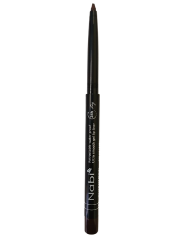 AGL13 BLACK BROWN Up to 24H Waterproof Retractable Gel Lip Liner Pencil with Sharpener Matte Finish