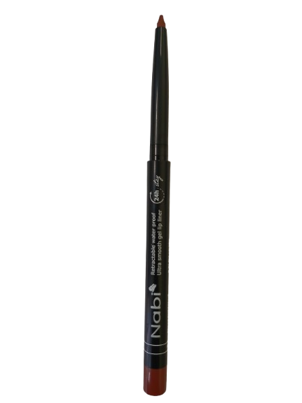 AGL17 CHESTNUT Up to 24H Waterproof Retractable Gel Lip Liner Pencil with Sharpener Matte Finish