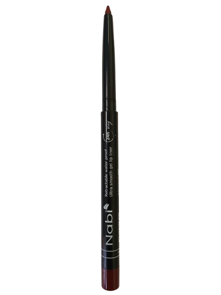AGL19 ROSE RED Up to 24H Waterproof Retractable Gel Lip Liner Pencil with Sharpener Matte Finish