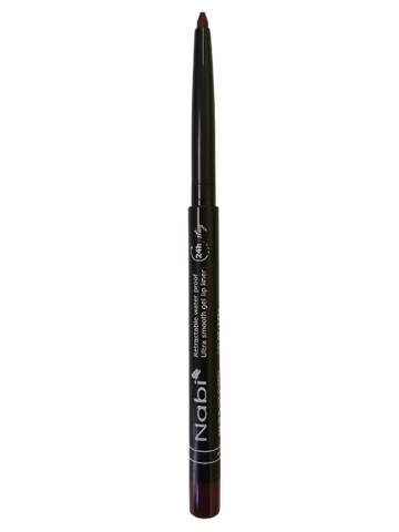 AGL20 BLACK CHERRY Up to 24H Waterproof Retractable Gel Lip Liner Pencil with Sharpener Matte Finish