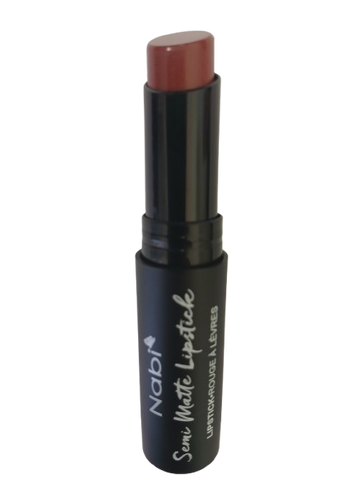 SMLS 01-SEMI MATTE LIPSTICK  BROWN