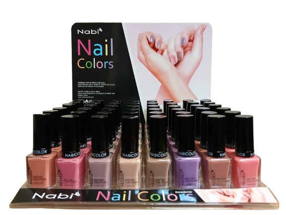 N48R-N(NEW) - 8 PCS Nabi 5 Nail Polish Set N