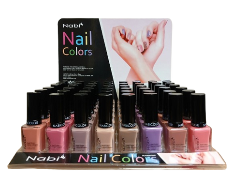 N48R-N(NEW) - 8 PCS Nabi 5 Nail Polish Set N