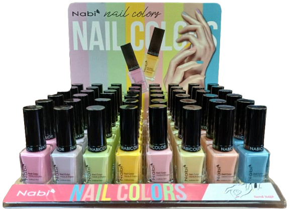 N48R-P - 8 PCS Nabi 5 Nail Polish Set P