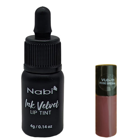 VLC36-11 Ink Velvet Lip Tint Rose Brown