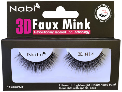 3D N14 - Nabi 3D Faux Mink Eyelash