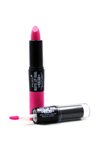 MDL21 - 2 in 1 Matte Lip Pink Brush