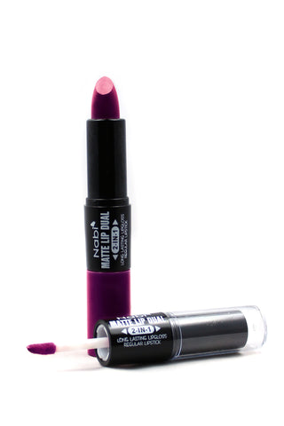 MDL24 - 2 in 1 Matte Lip Dark Purple