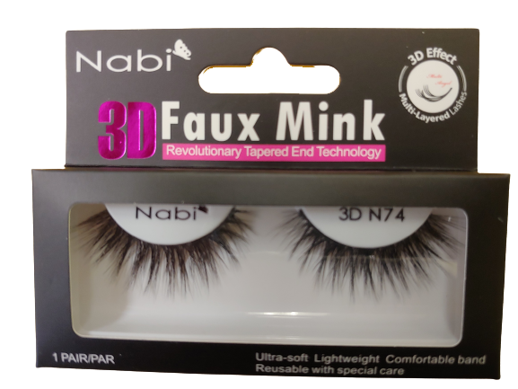 3D N74 - Nabi 3D Faux Mink Eyelash