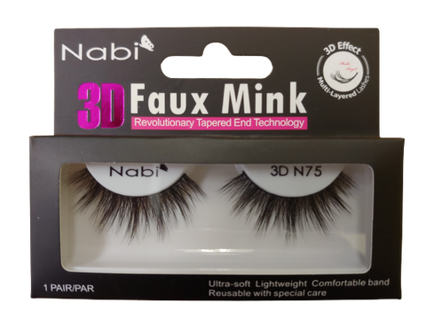 3D N75 - Nabi 3D Faux Mink Eyelash