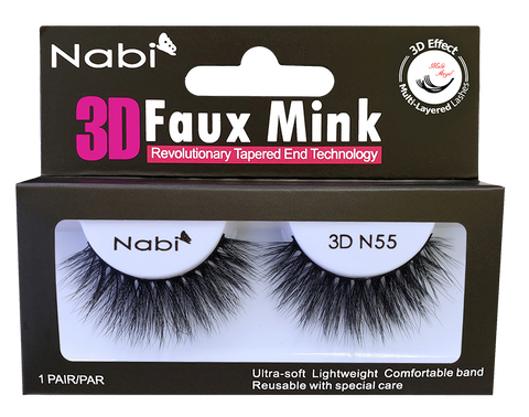 3D N55 - Nabi 3D Faux Mink Eyelash