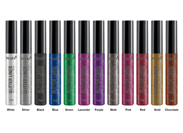 ELG 72-12 PCS Glitter Liquid Eyeliner Set