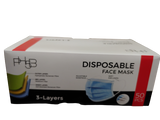 3-Ply Blue Disposable Face Mask 50pcs / box
