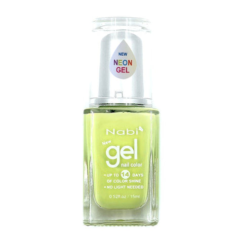 NG100 - New Gel Nail Polish Neon Pastel Green