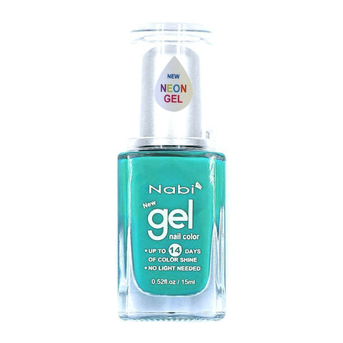 NG101 - New Gel Nail Polish Neon Pastel Teal
