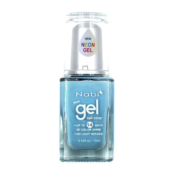 NG102 - New Gel Nail Polish Neon Pastel Blue