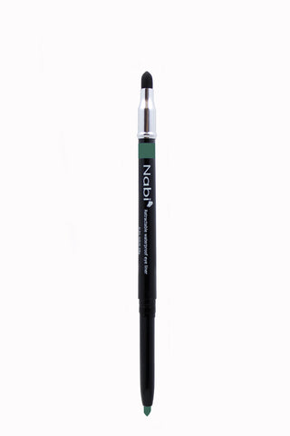 PE10 - Retractable Auto Eye Pencil with Sponge Lime