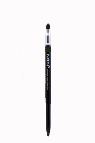 PE12 - Retractable Auto Eye Pencil with Sponge Charcoal