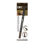 2in1 Eyeliner & Eyebrow - TEE24 Black/Brown